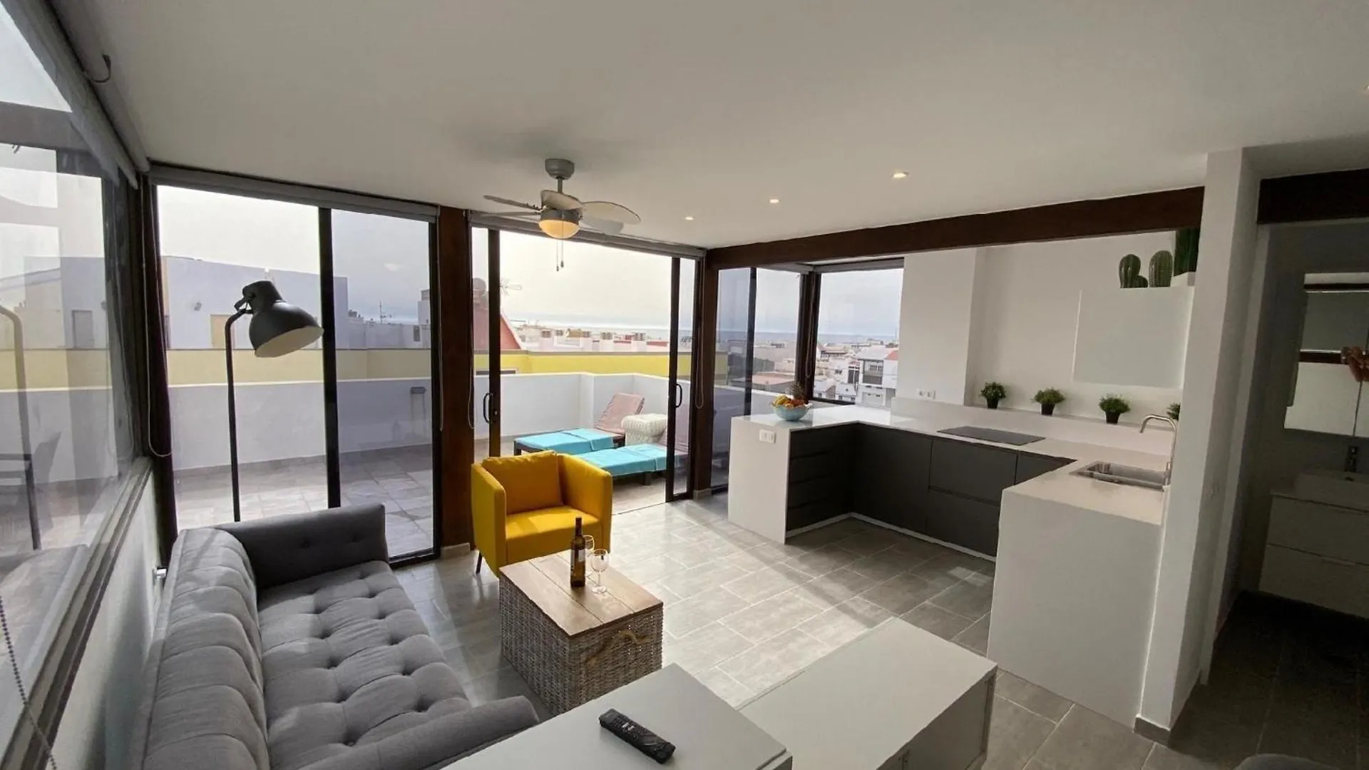 Cotillo Sunshine Penthouse Mit Meerblick Und Terrasse Lejlighed