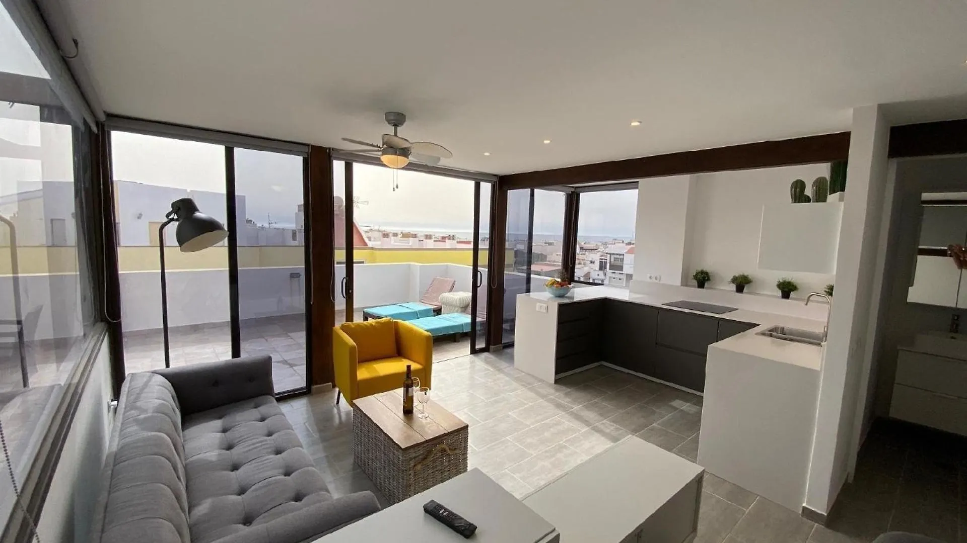 Cotillo Sunshine Penthouse Mit Meerblick Und Terrasse Lejlighed